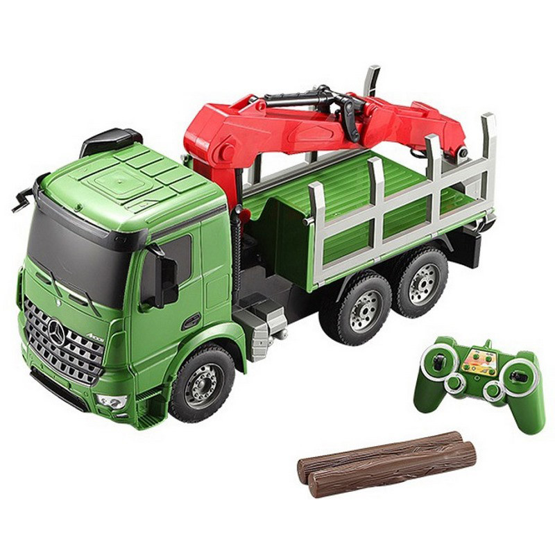 Машинка на радіокеруванні Лісовоз Mercedes Benz Arocs DOUBLE E E352-003