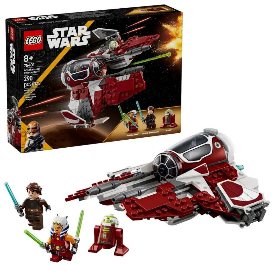 Конструктор Джедайский перехватчик Асоки LEGO 75401, 290 деталей