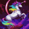 Картина за номерами. Rainbow Art "Казковий єдиноріг" GX36214-RA 