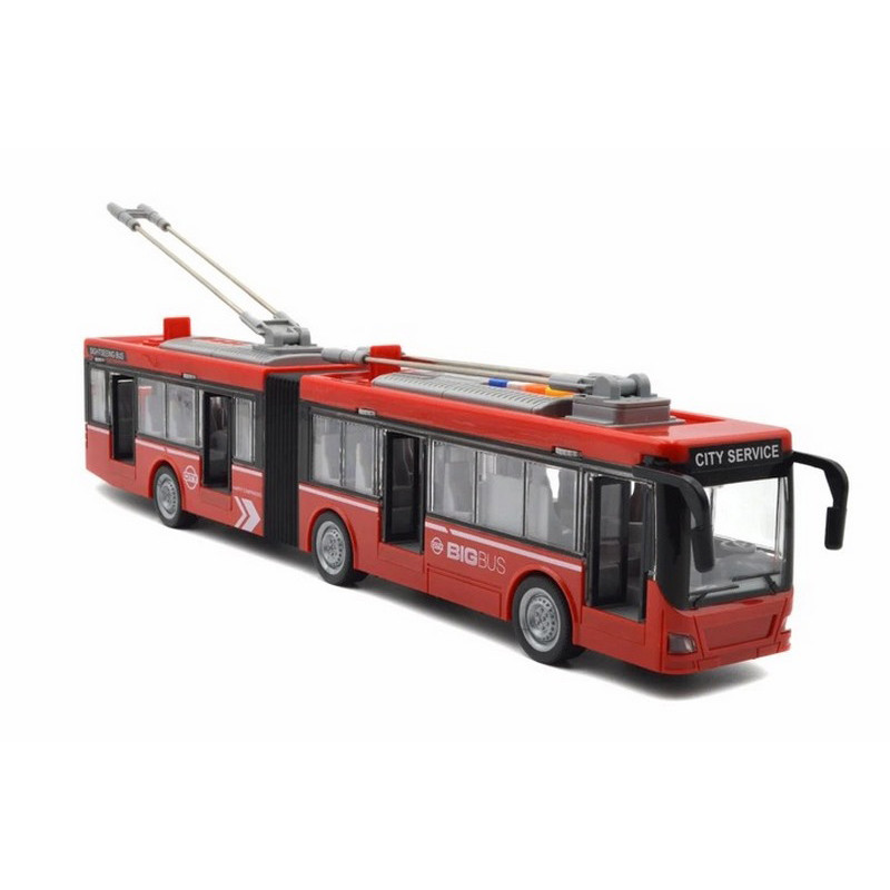 Дитячий інерційний тролейбус Bambi WY915A, масштаб 1:16