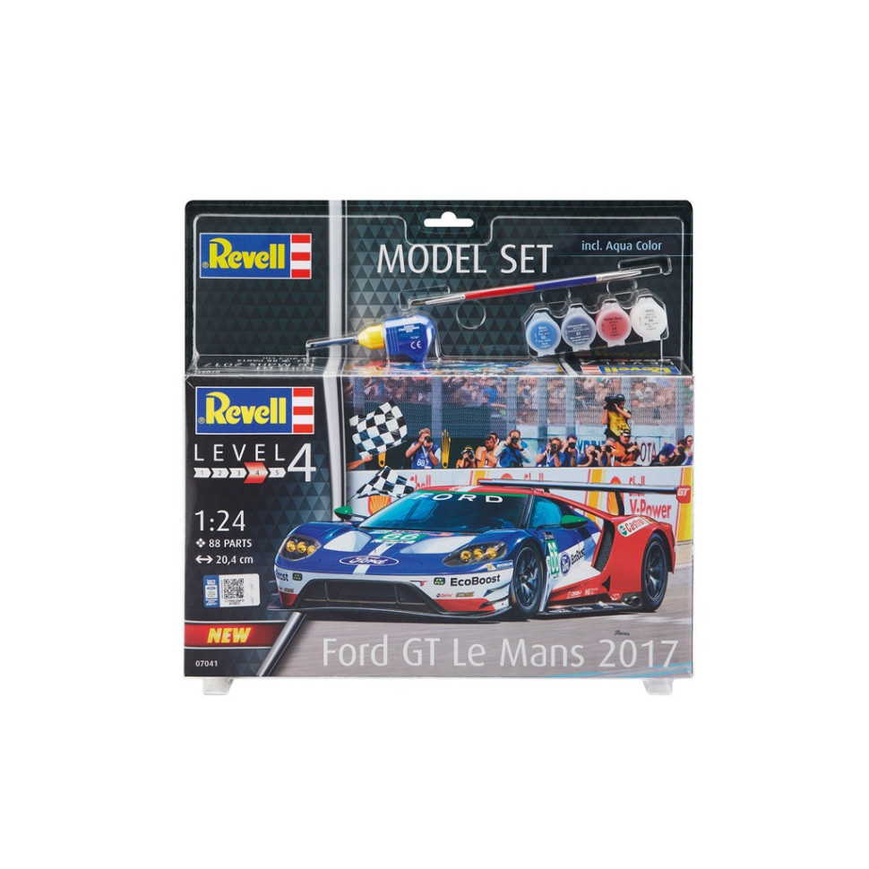 Збірна модель-копія набір Автомобіль Ford GT - Le Mans Revell RVL-67041 рівень 4, 1:24
