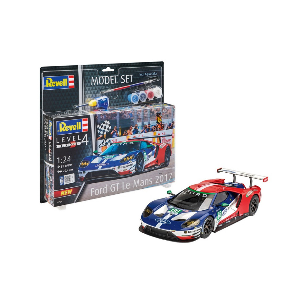 Збірна модель-копія набір Автомобіль Ford GT - Le Mans Revell RVL-67041 рівень 4, 1:24