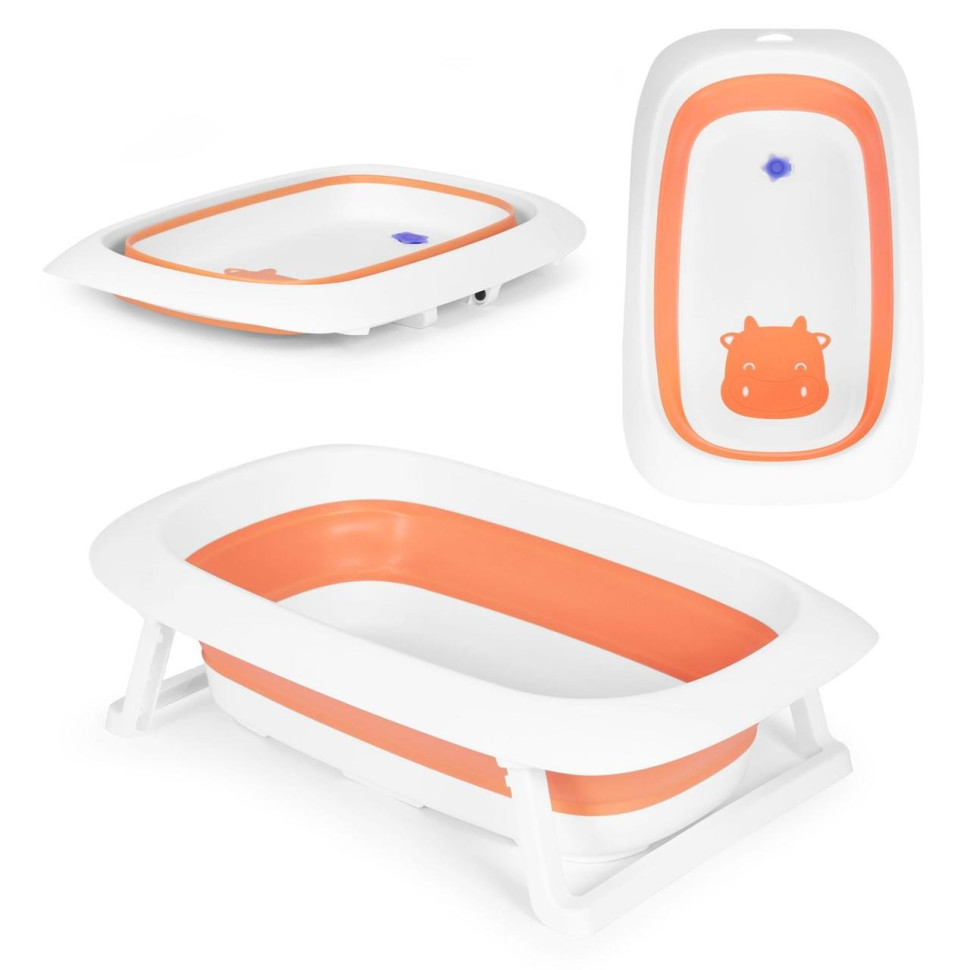 Дитяча ванночка для купання CARE Ecotoys HA-B31 ORANGE розкладна