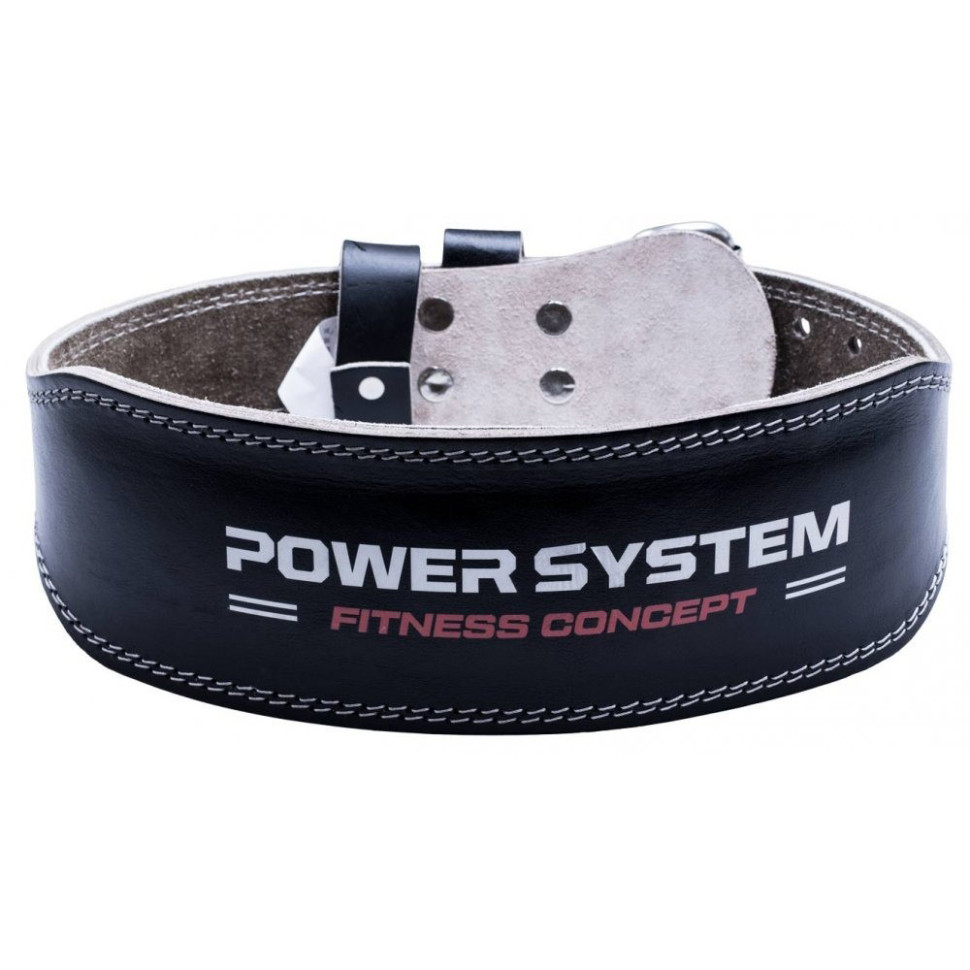 Пояс для тяжелой атлетики Power System Power PS-3100_S_Black (кожаный) Black S
