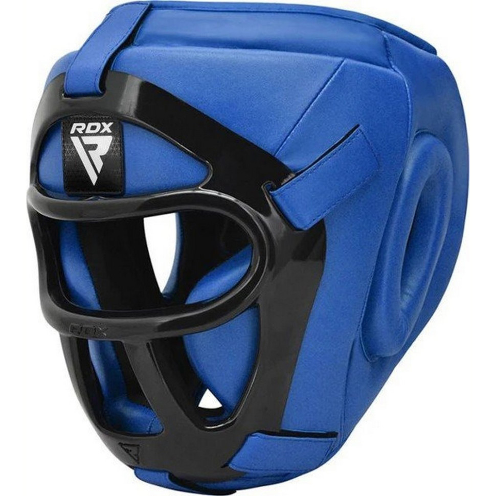 Шлем боксерский закрытый T1 Grill Full RDX Inc Limited HGR-T1FU-L, Blue, L