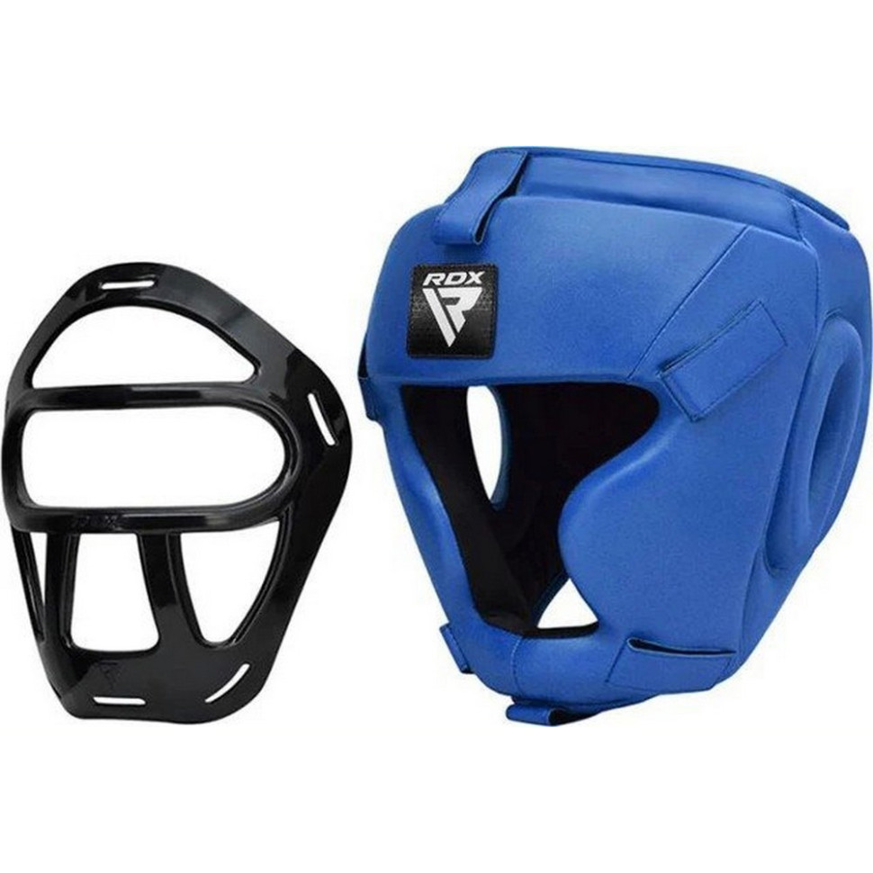 Шлем боксерский закрытый T1 Grill Full RDX Inc Limited HGR-T1FU-L, Blue, L