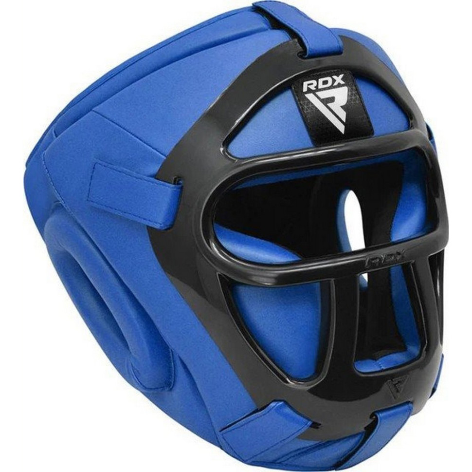 Шлем боксерский закрытый T1 Grill Full RDX Inc Limited HGR-T1FU-L, Blue, L