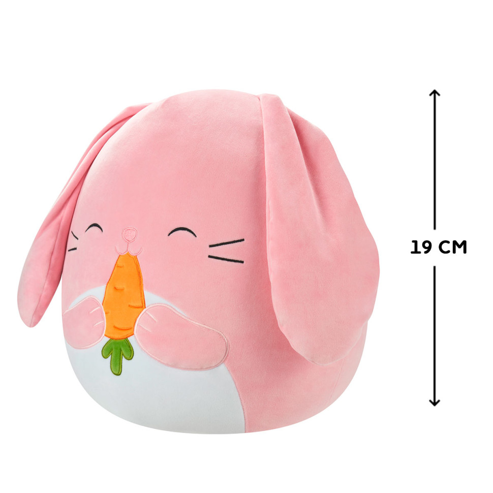 Мягкая игрушка Зайчик Боп с морковкой Squishmallows SQER00831, 19 см