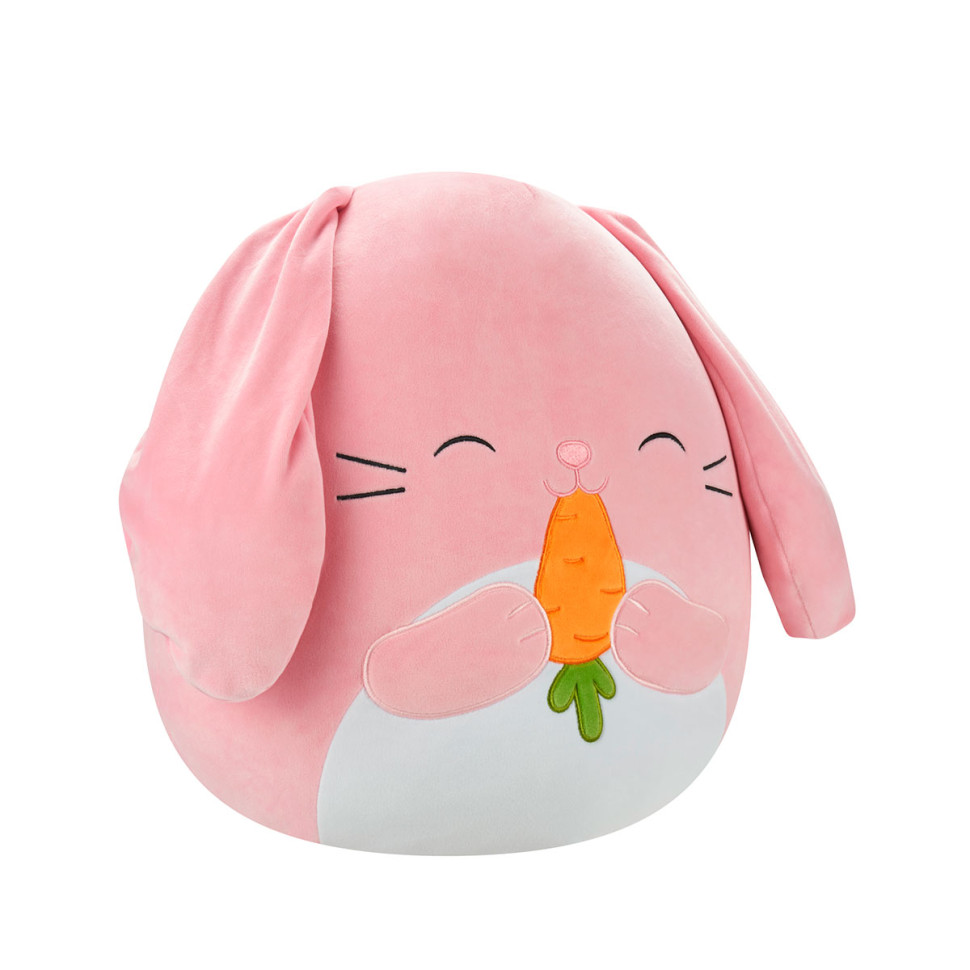 Мягкая игрушка Зайчик Боп с морковкой Squishmallows SQER00831, 19 см