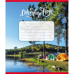 Тетрадь общая "Время для путешествия" Leader 060-590430L-5 в линию, 60 листов