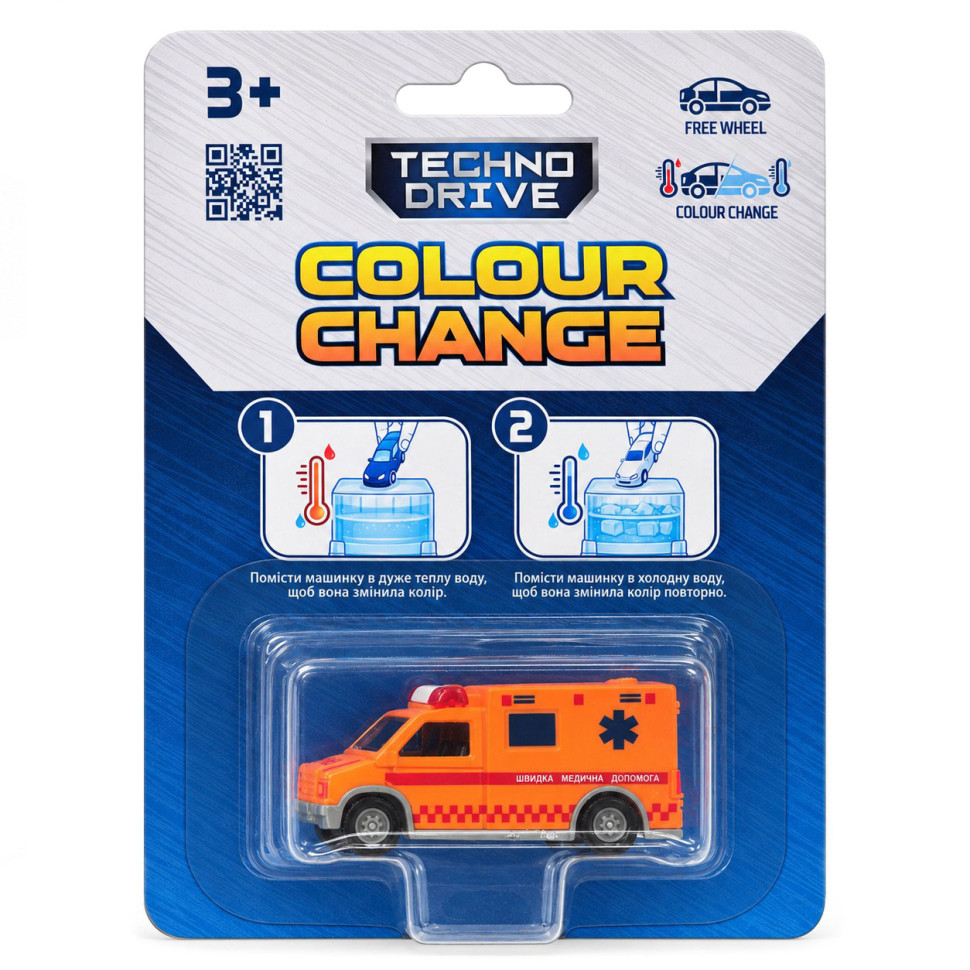 Ігрова мінімодель авто Color Change TechnoDrive SK-X11KS-3 колеса 