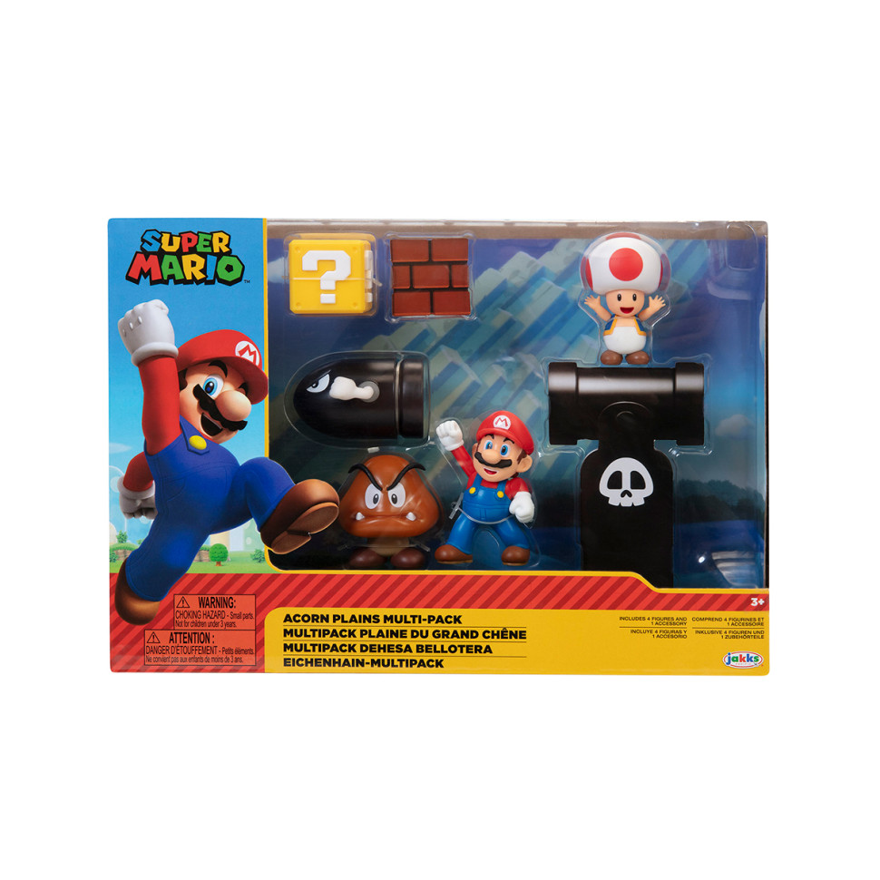 Игровой набор с фигурками Желудевые равнины Super Mario 64510-4L с аксессуарами