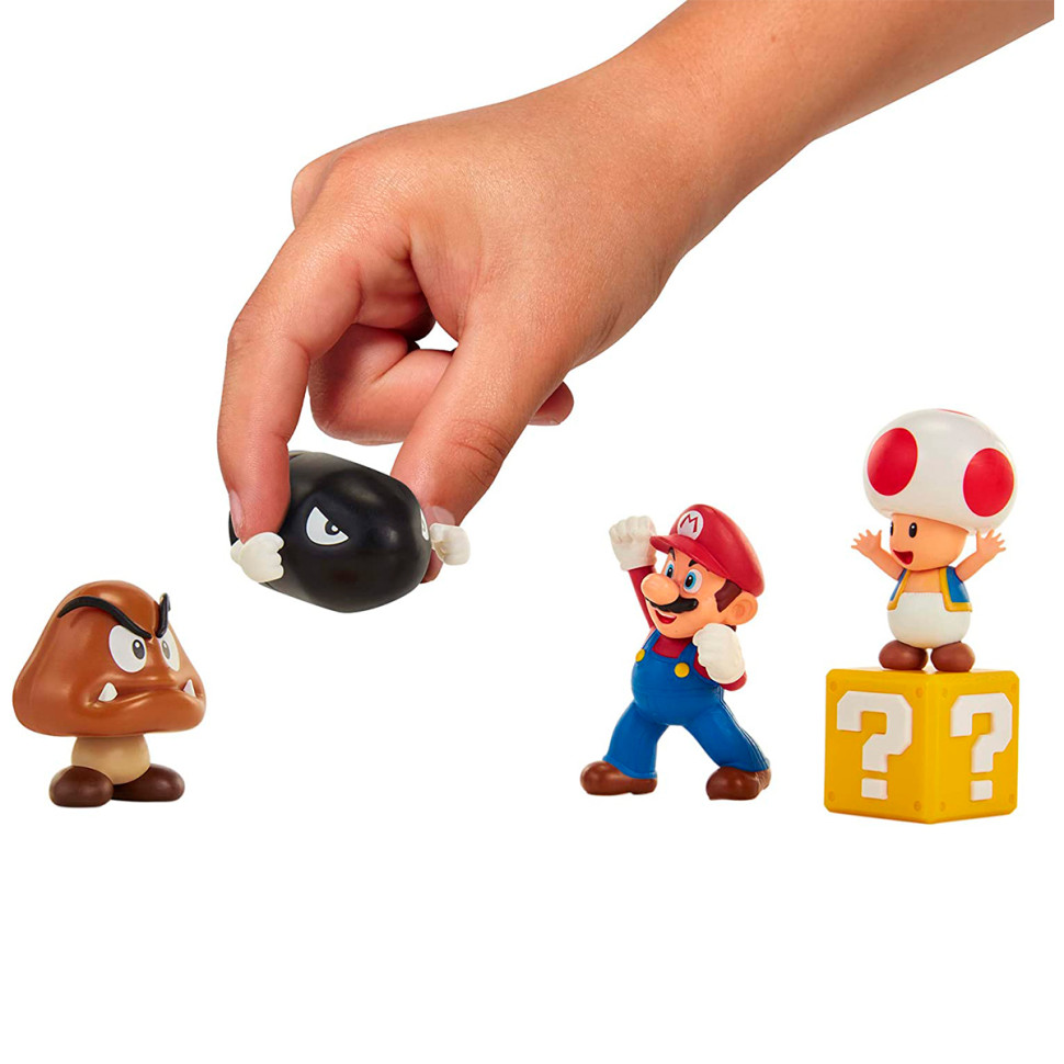 Игровой набор с фигурками Желудевые равнины Super Mario 64510-4L с аксессуарами