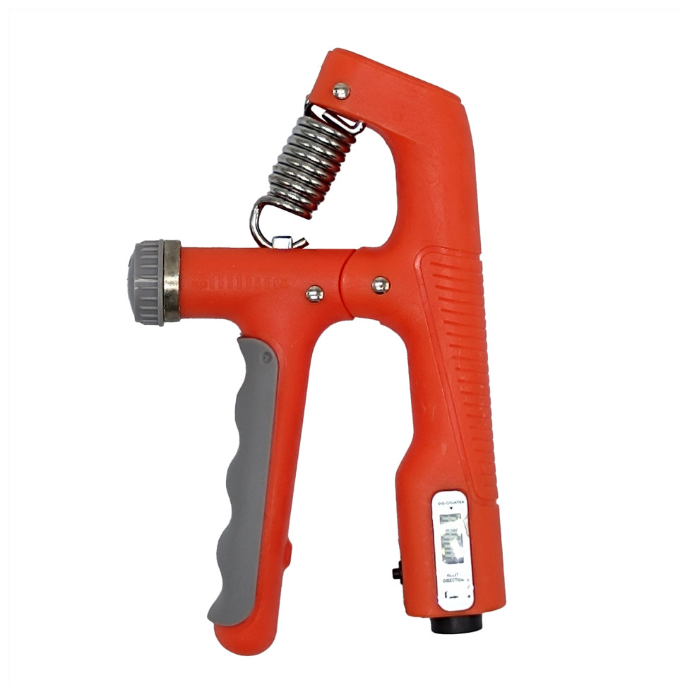 Эспандер кистевой с регулируемой нагрузкой и счетчиком Bambi MS 4219(Orange) 10-100 кг