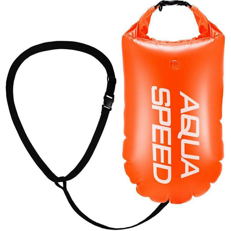Буй для плавання Open Water Swim Buoy Aqua Speed 540o, помаранчевий 17 л