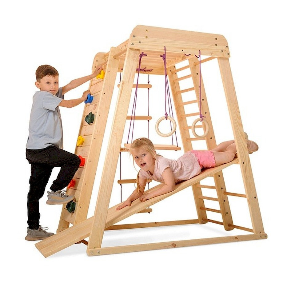 Спортивний комплекс вуличний SportBaby «Акварелька-outdoor 3» дитячий