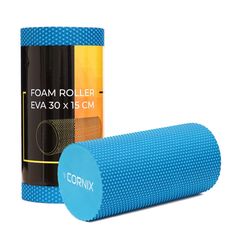 Массажный ролик (валик, роллер) Cornix XR-0301 Blue 30 x 15 см