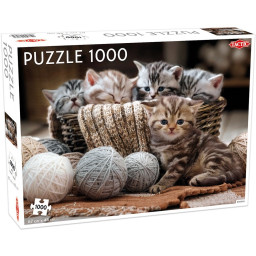 Пазл классический "Милые котята" Tactic 56803, 1000 элементов