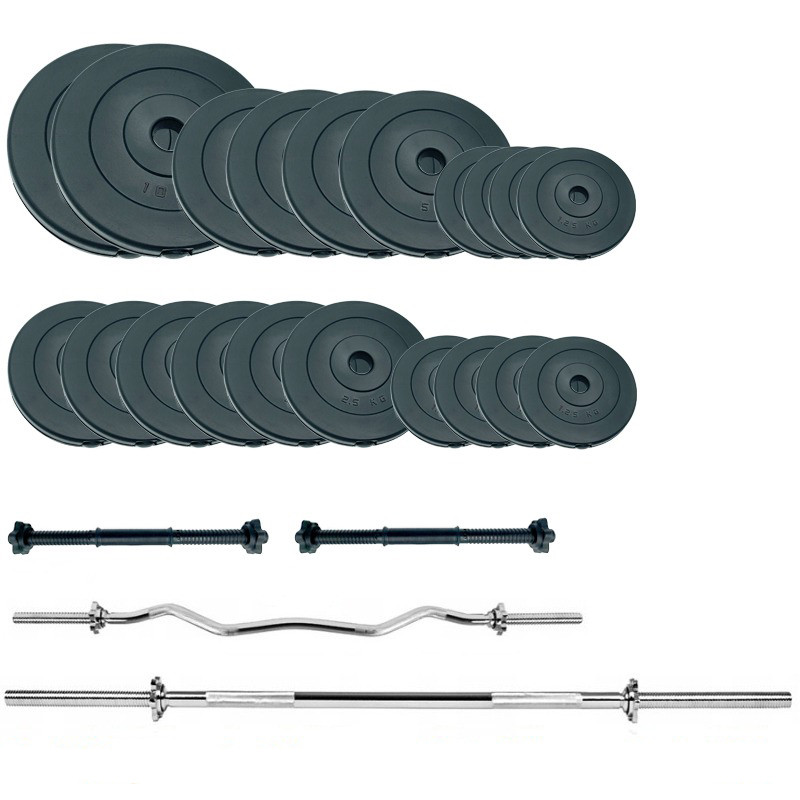 Набор штанг + гантели Gym Set 2 Rock Pro Newt NE-PL-SET2-80 80 кг