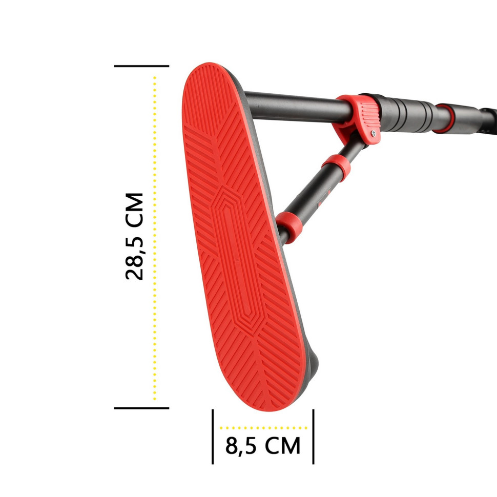 Турнік розсувний Elite Cornix XR-0290 Black/Red, розмір 80 х 120 см