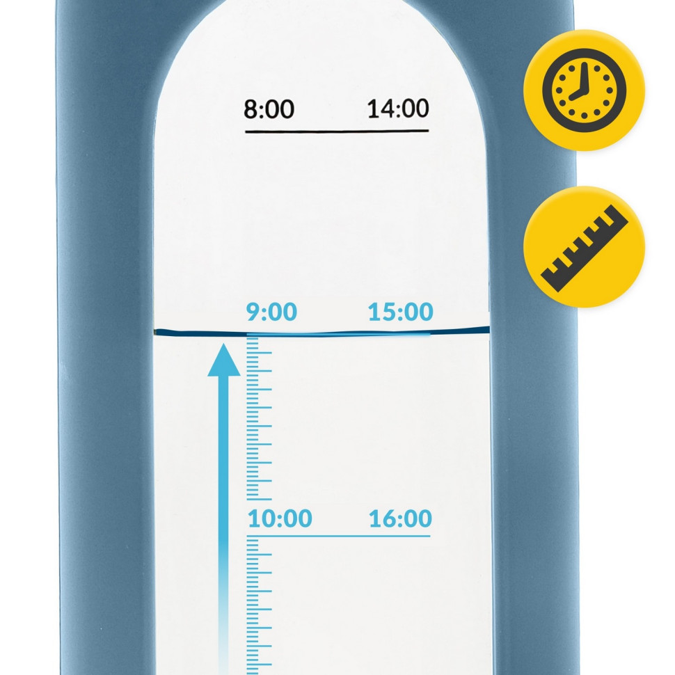 Бутылка для воды спортивная 4FIZJO P-5905973403894 Blue 1000 мл