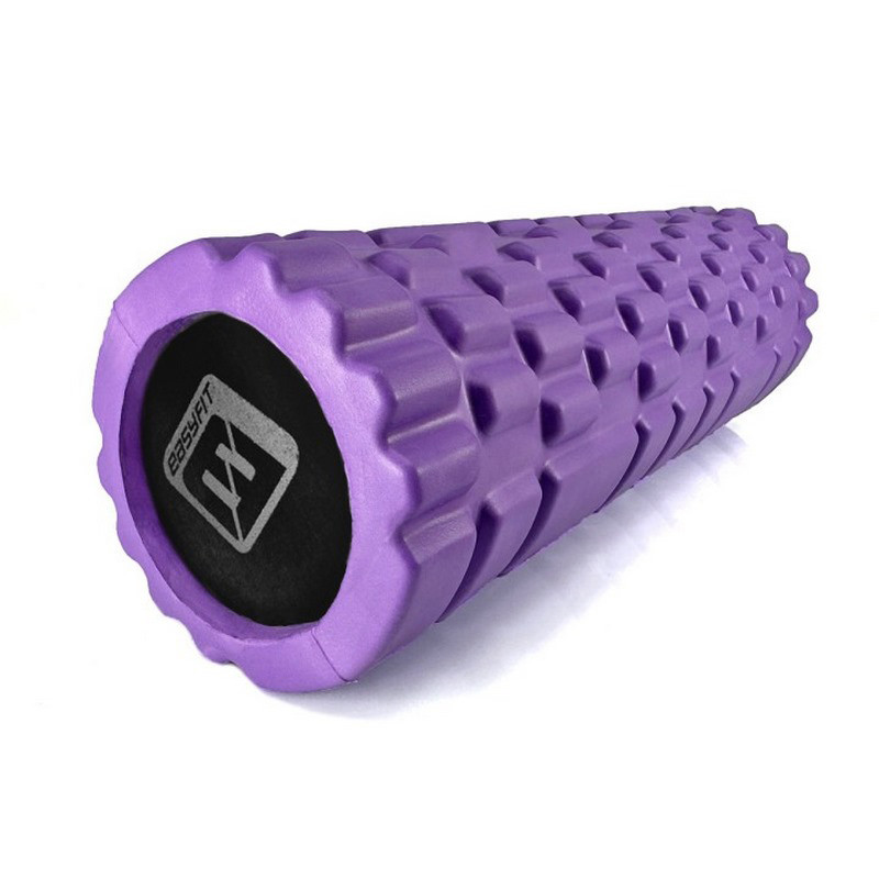 Масажний ролер Solid Grid Roller Mini EasyFit EF-2057-V 30 см, фіолетовий