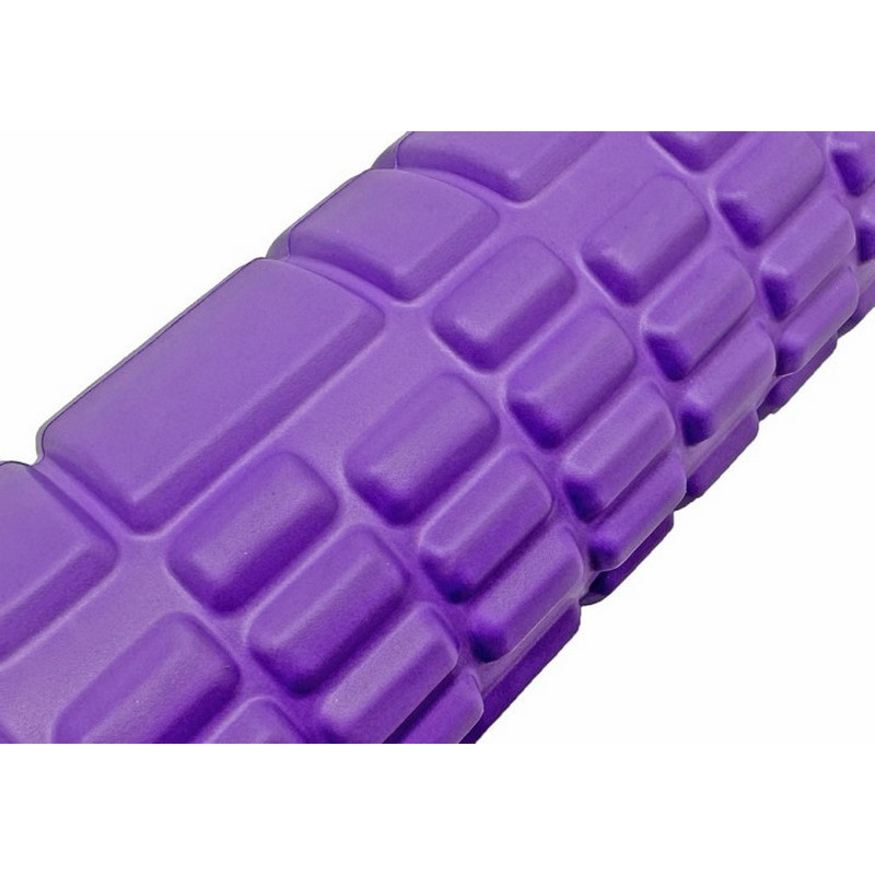 Масажний ролер Solid Grid Roller Mini EasyFit EF-2057-V 30 см, фіолетовий