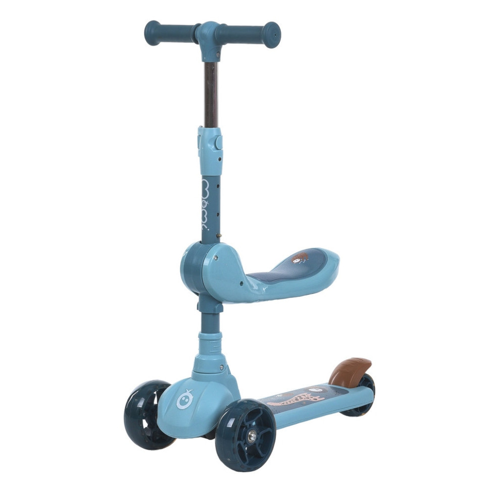 Дитячий самокат 3-х колісний 3 в 1 iTurbo Trike JR3-174-BL, до 25 кг