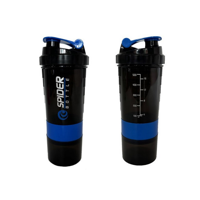 Шейкер спортивний Spider EasyFit EF-7200-BE 0,5л Чорно-синій