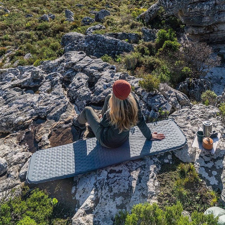 Самонадувний матрац надлегкий одномісний CNK2300DZ013 Naturehike 6976023926921, 35 мм, блакитний