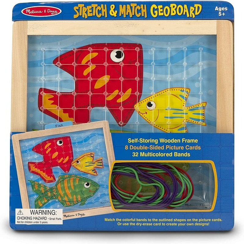 Дитяча гумова шнурівка Melissa&Doug MD4373, 32 гумові стрічки в комплекті