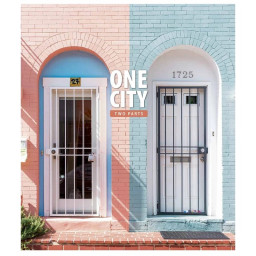 Зошит загальний "One city, 2 parts" Школярик 080-3137L-2 у лінію, 80 аркушів