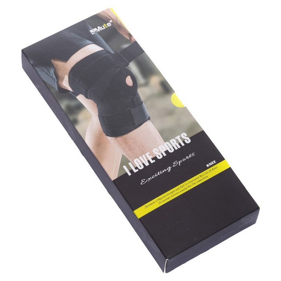 Наколенник бандаж с эластичными ребрами жесткости Gemini Sport GMT-9052