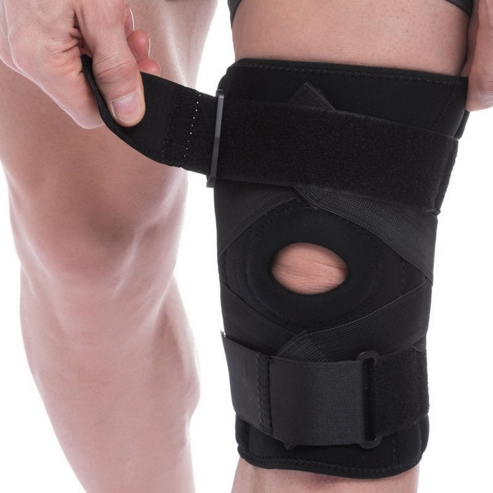 Наколенник бандаж с эластичными ребрами жесткости Gemini Sport GMT-9052