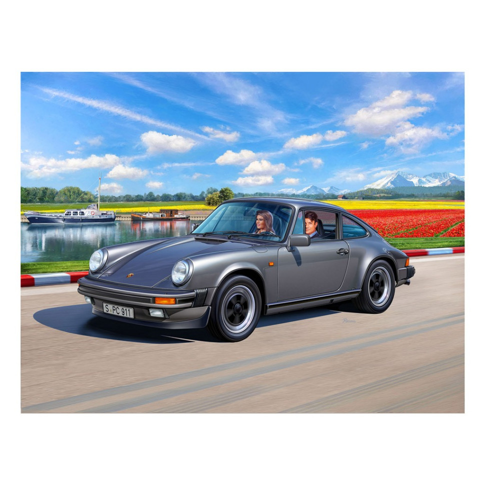 Сборная модель-копия набор Porsche 911 Carrera 3.2 Coupé Revell RVL-67688 уровень 3, 1:24