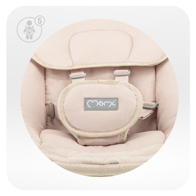 Укачивающий центр KENANI MoMi BULE00041 Onyx Sand с пультом управления