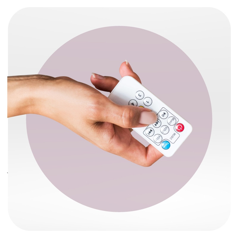 Укачивающий центр KENANI MoMi BULE00041 Onyx Sand с пультом управления