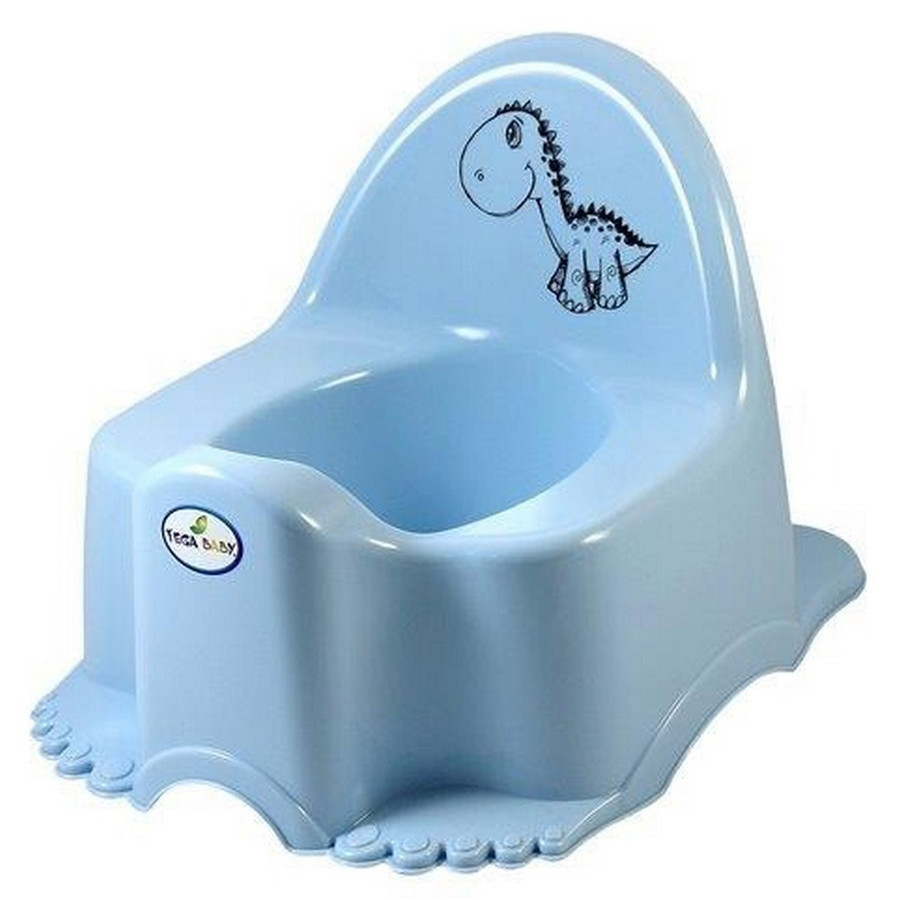 Горщик дитячий «Динозавр» Tega Baby PO-056-135 блакитний