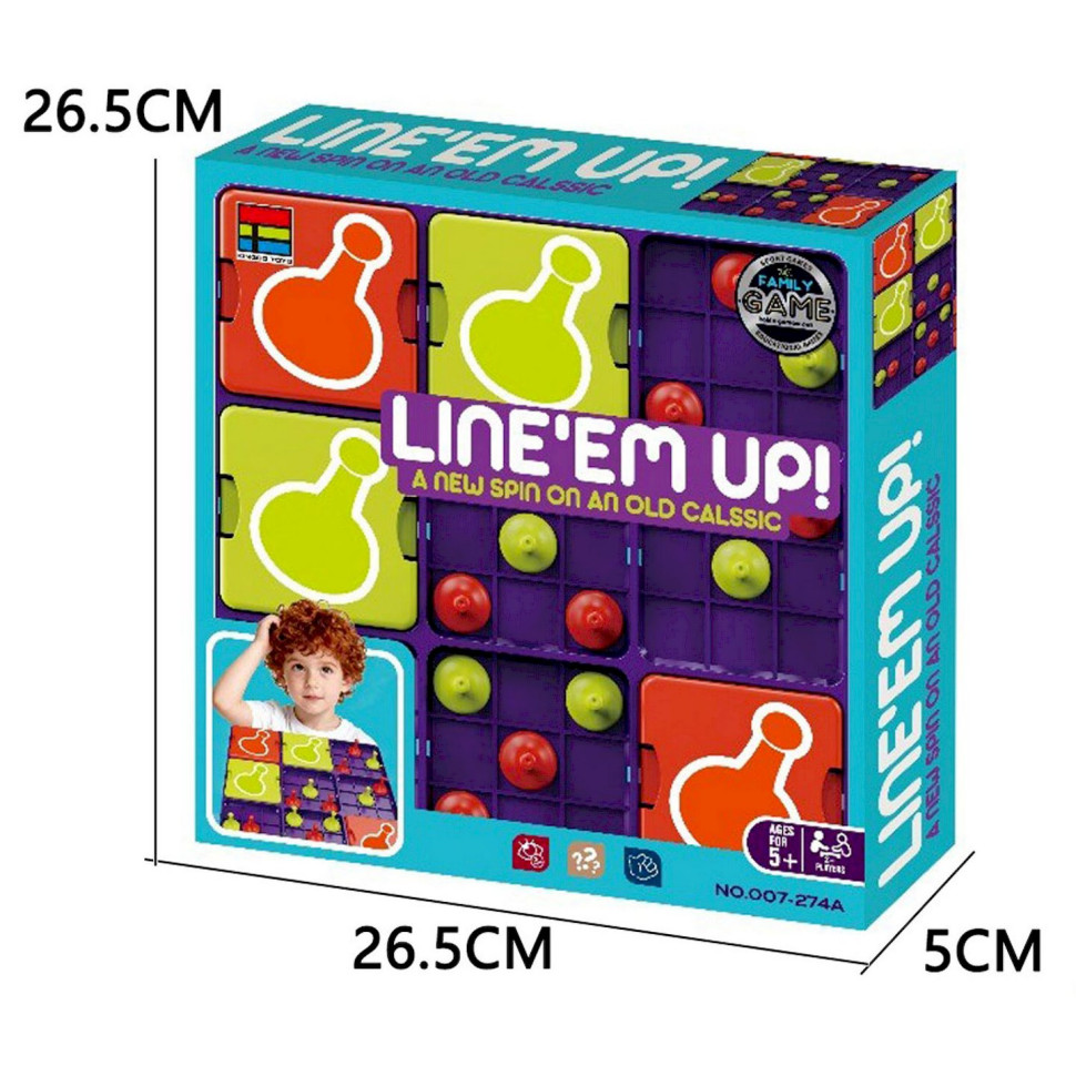 Настільна гра Логічні кульки Bambi 007-274A ігрове поле 25х25х4 см