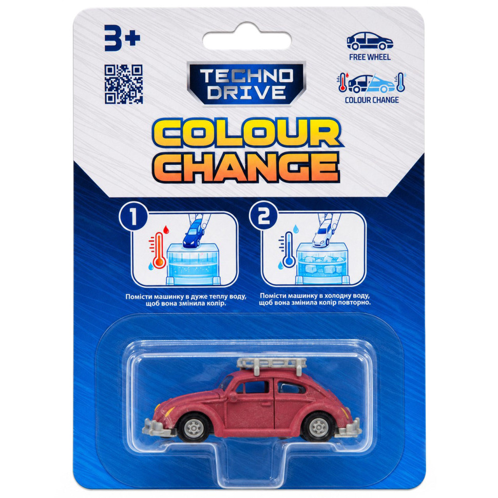 Игровая минимодель авто Color Change TechnoDrive SK-X11KS-4 колеса