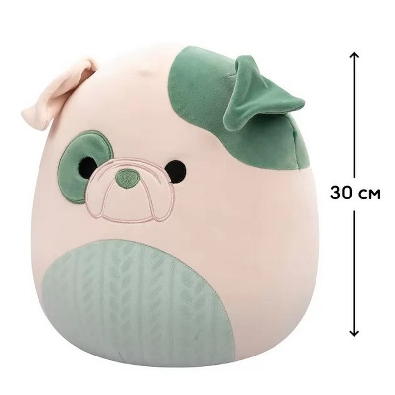 М'яка іграшка БУЛЬДОГ АВГУСТІН Squishmallows SQCR06691, 30 см
