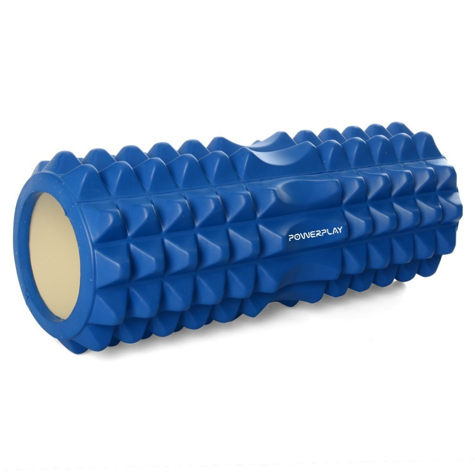 Массажный ролик (роллер) 4405 Massage Roller PowerPlay PP_4405_Blue 33x12 см