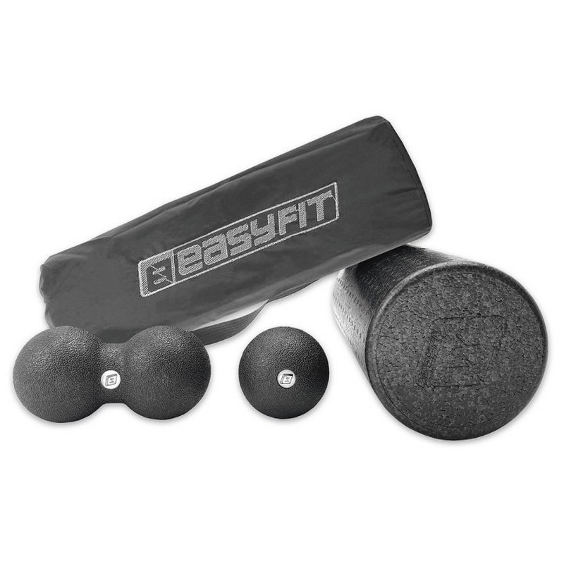 Набір для масажу MioSet-L EasyFit EF-2005-L (2 м'ячики + ролик)