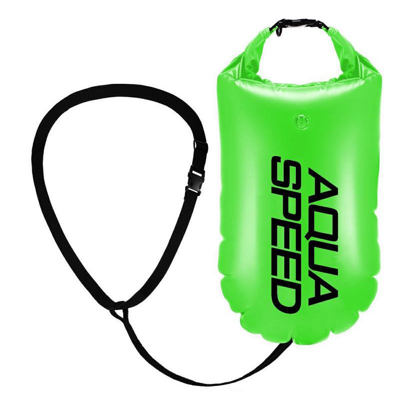 Буй для плавания Open Water Swim Buoy Aqua Speed 540g, салатовый, 17 л