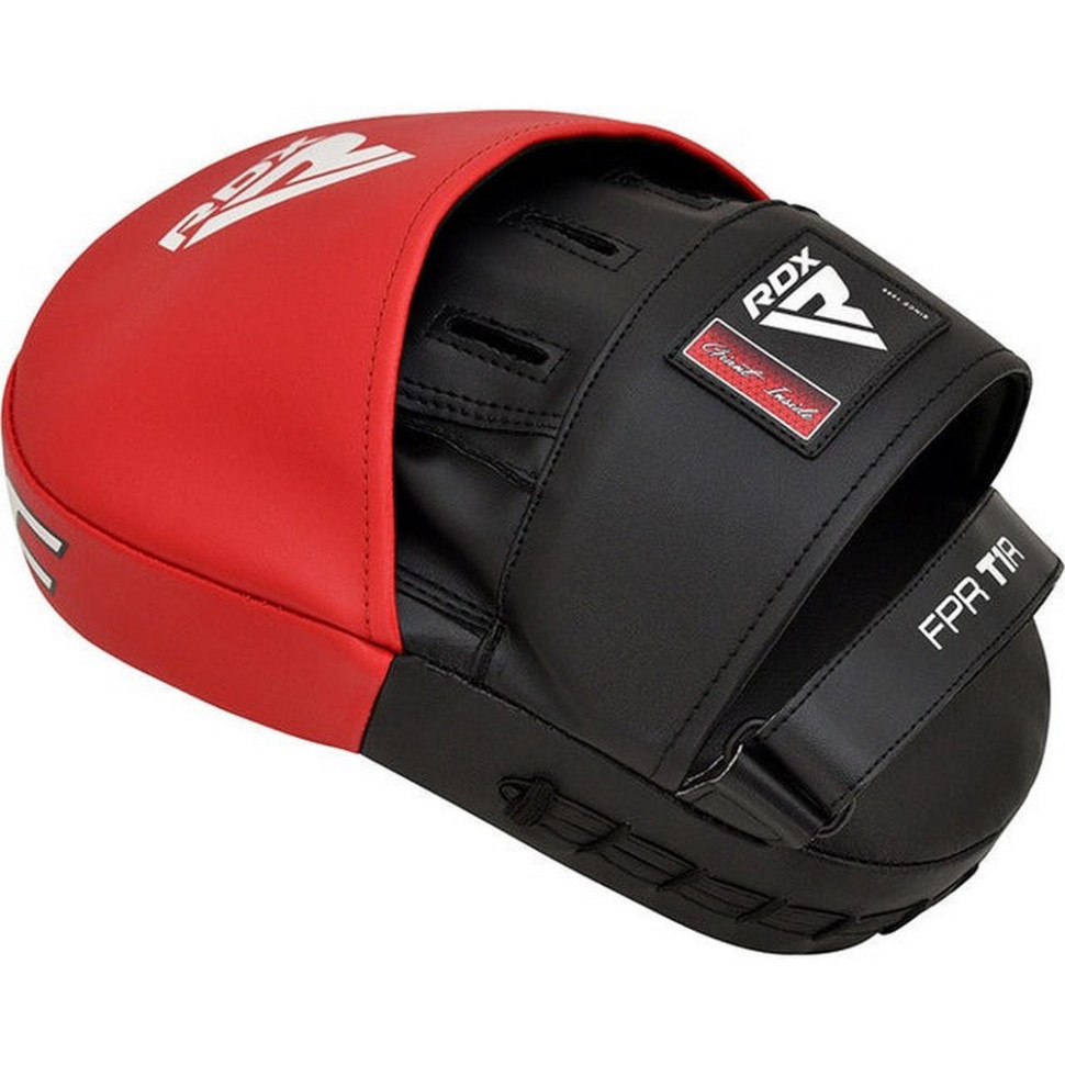 Лапы боксерские T1 Curved RDX Inc Limited FPR-T1RB, Red/Black