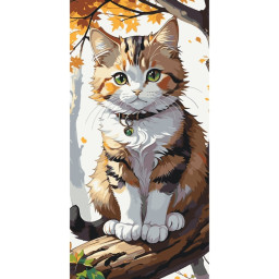 Картина по номерам "Пушистый котик" Art Craft 11565-AC 40х80 см