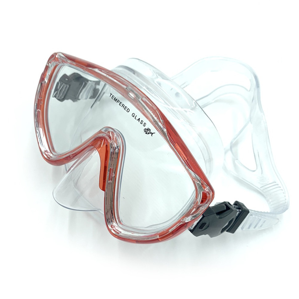 Маска для плавання DLV Newt NE-DLV-72-R, червона