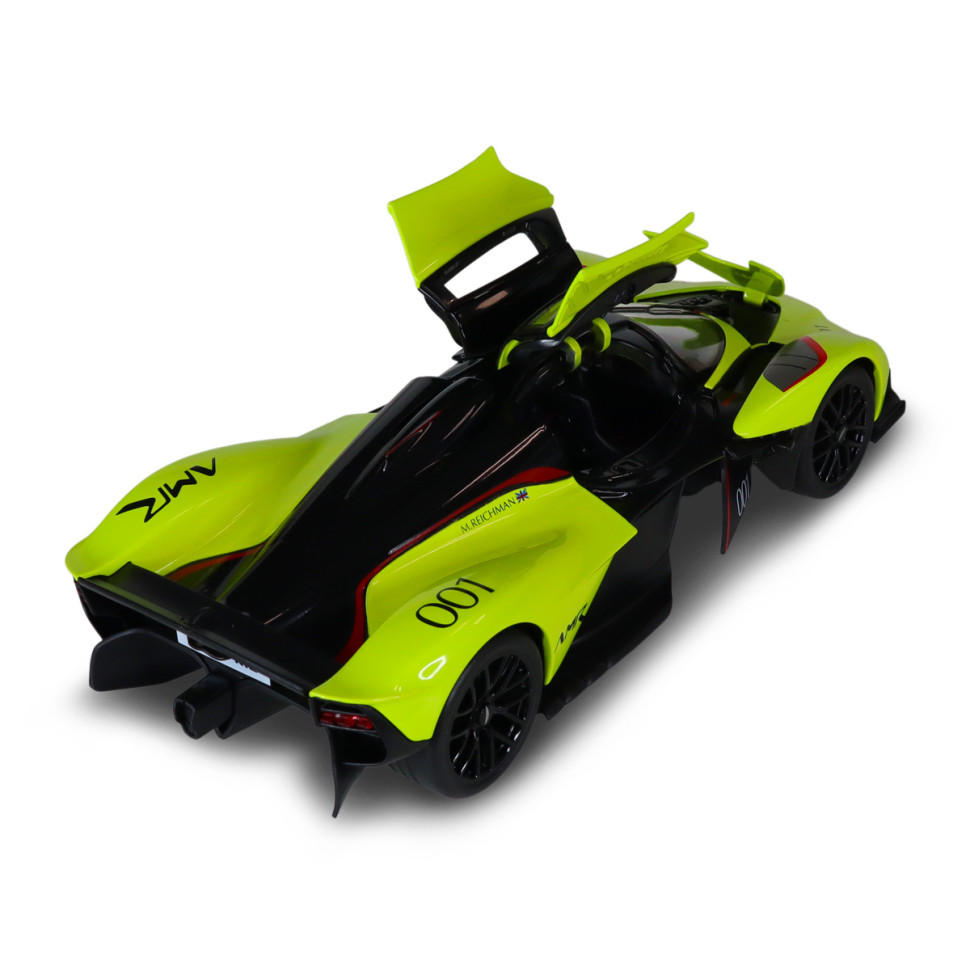 Дитяча автомодель Aston Martin Valkyrie TechnoDrive 250937AMVKLG жовтий, 1:18
