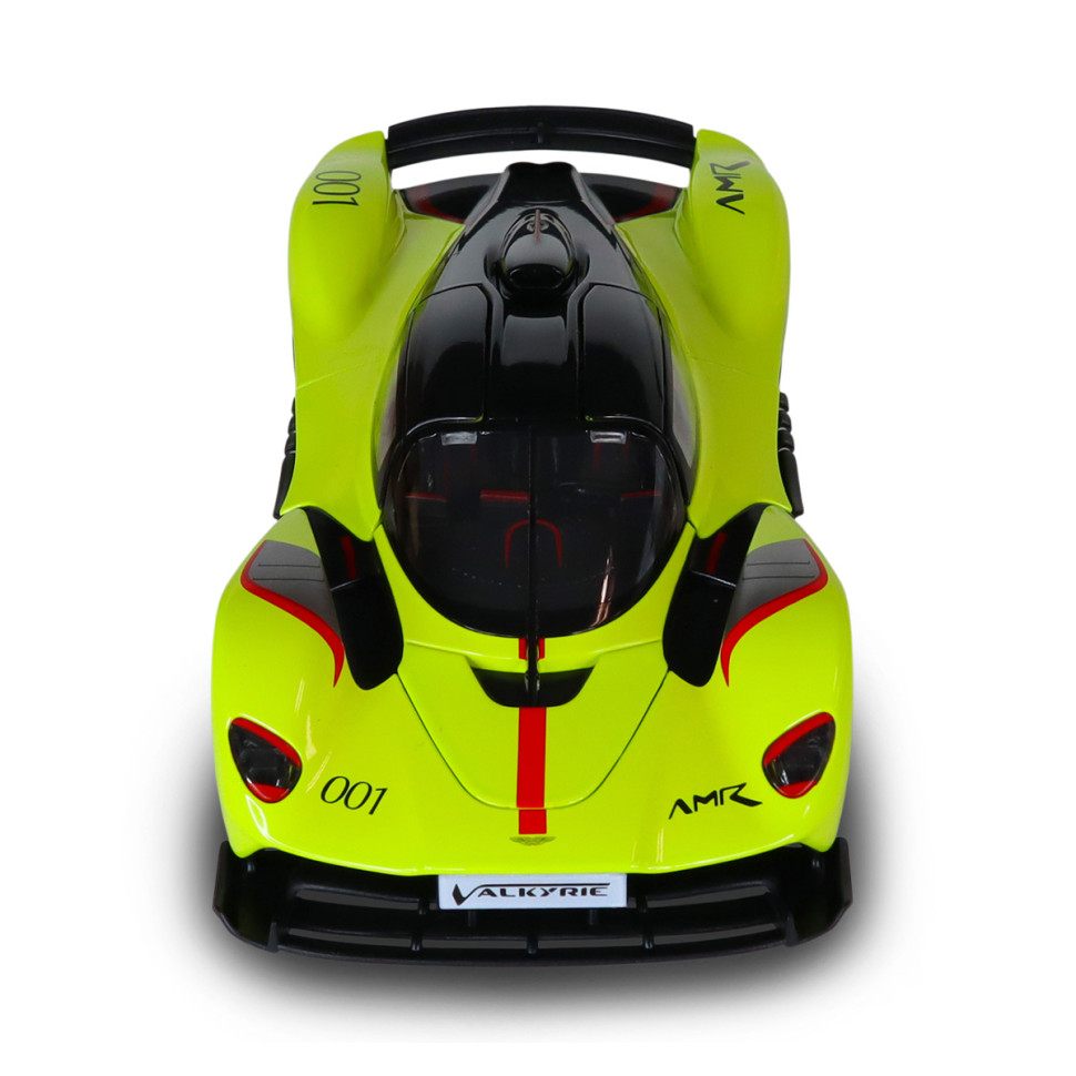 Дитяча автомодель Aston Martin Valkyrie TechnoDrive 250937AMVKLG жовтий, 1:18