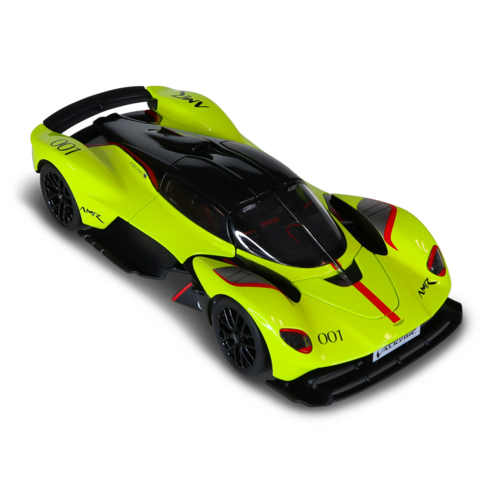 Дитяча автомодель Aston Martin Valkyrie TechnoDrive 250937AMVKLG жовтий, 1:18